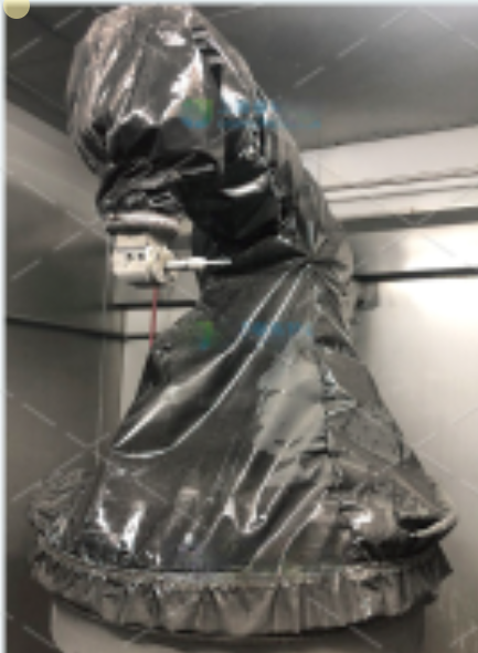 Cleaning robot protective clothing