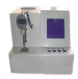 Medical injection needle rigidity tester