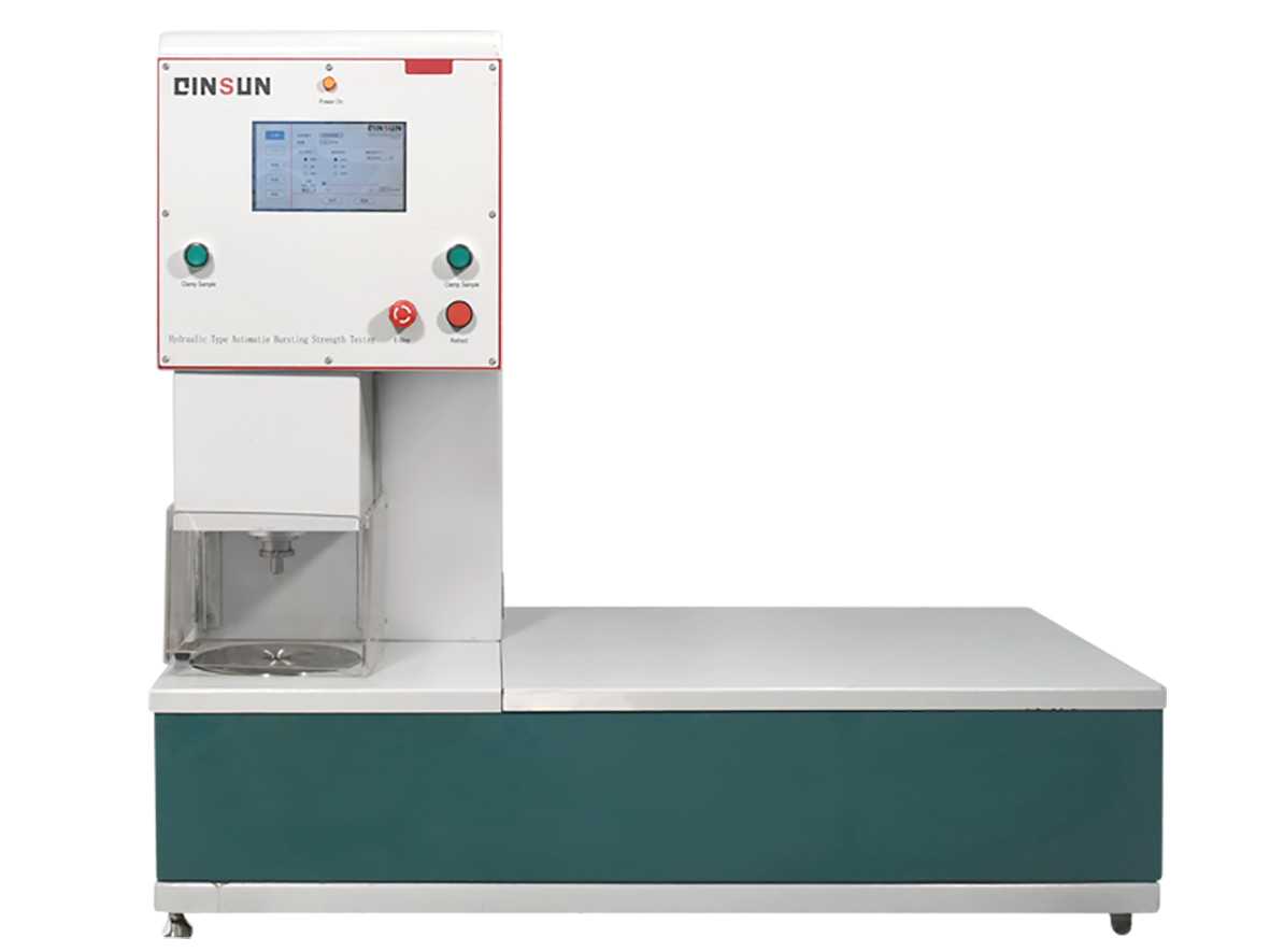 hydraulic bursting strength tester