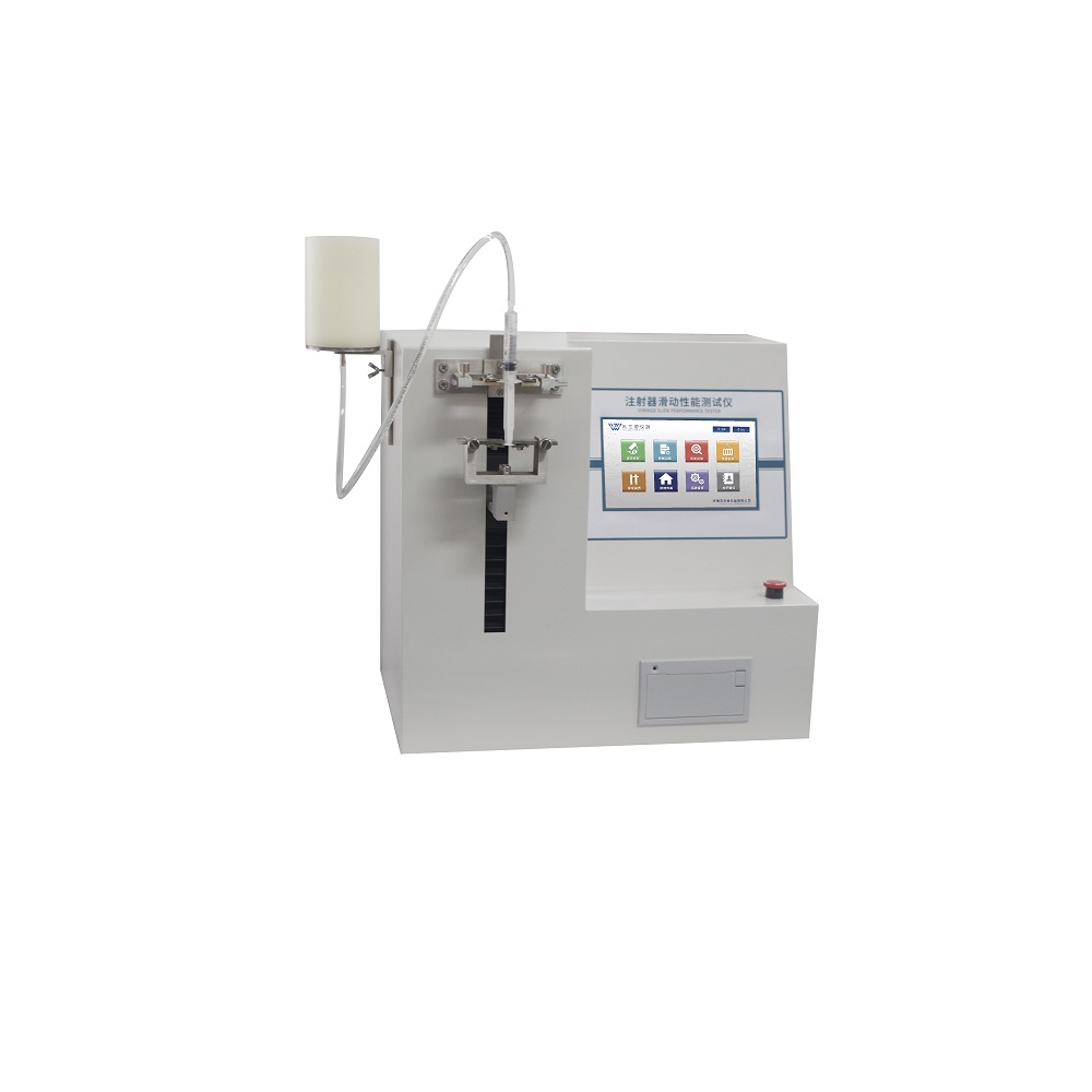 Syringe sliding performance tester