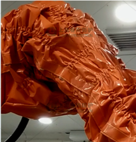 Sandblasting robot protective clothing