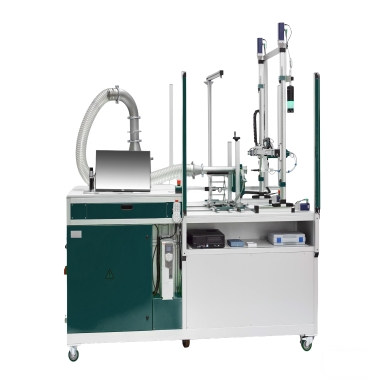 Test System for the characterisation of the air flow velocity profile of components 