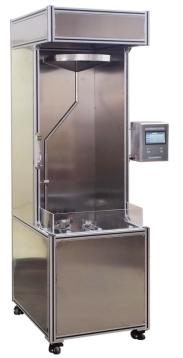 Textile bondi door rain tester