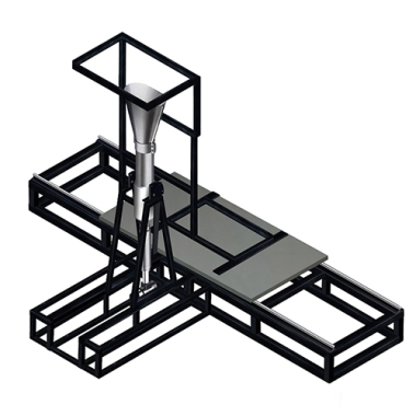 Cargo Compartment Liner Burn-Through Fuel Test System