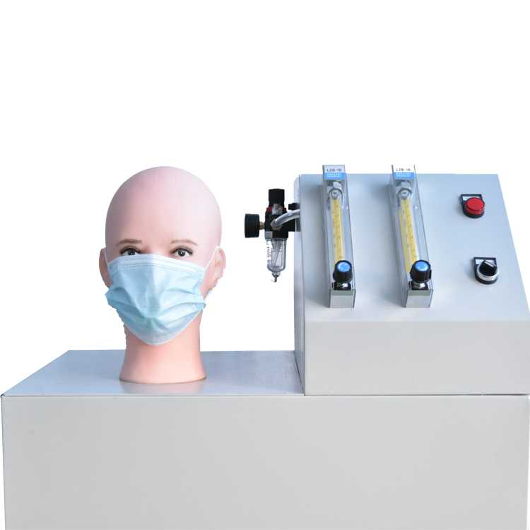 Mask respiratory resistance tester